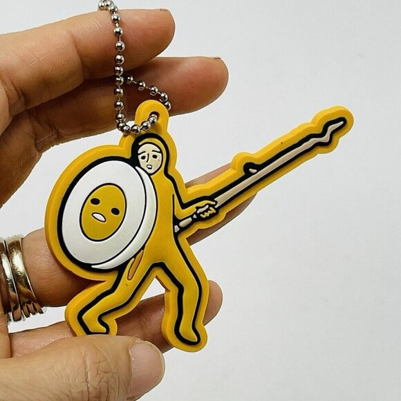 Capcom Monster Hunter Sanrio Sega Keychain Chain Keyring Lazy Egg Funny Manga 3” - Picture 4 of 10